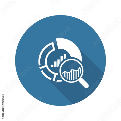 Small Data Icon. Flat Design.