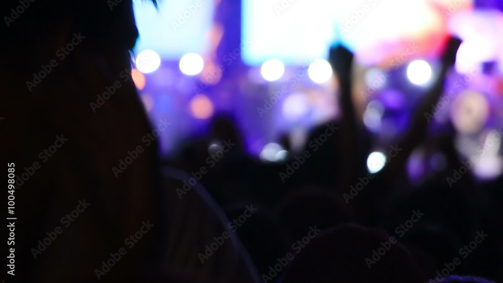 jumping crowd of fans at concert
jumping crowd of fans at concert