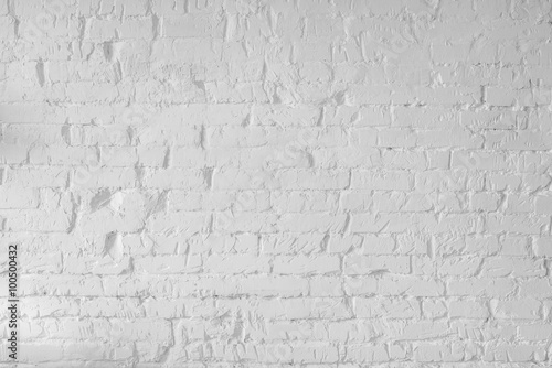 white grunge brick wall background