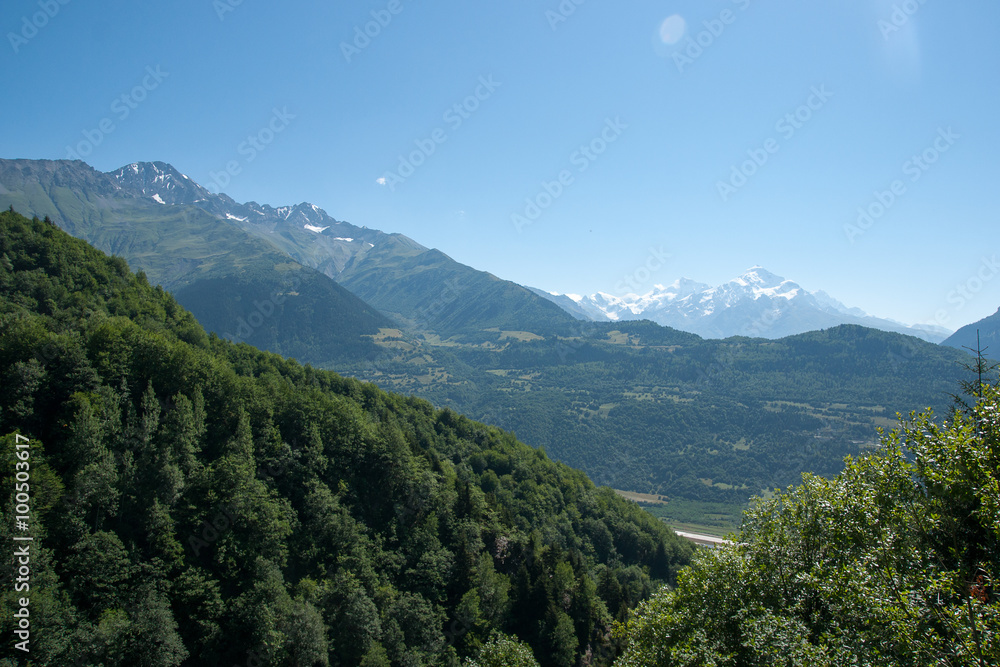 Obraz premium Hiking in mountain