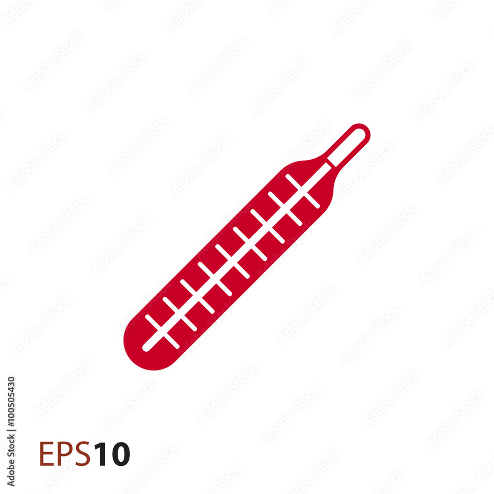 Thermometer icon for web and mobile Thermometer icon for web and mobile