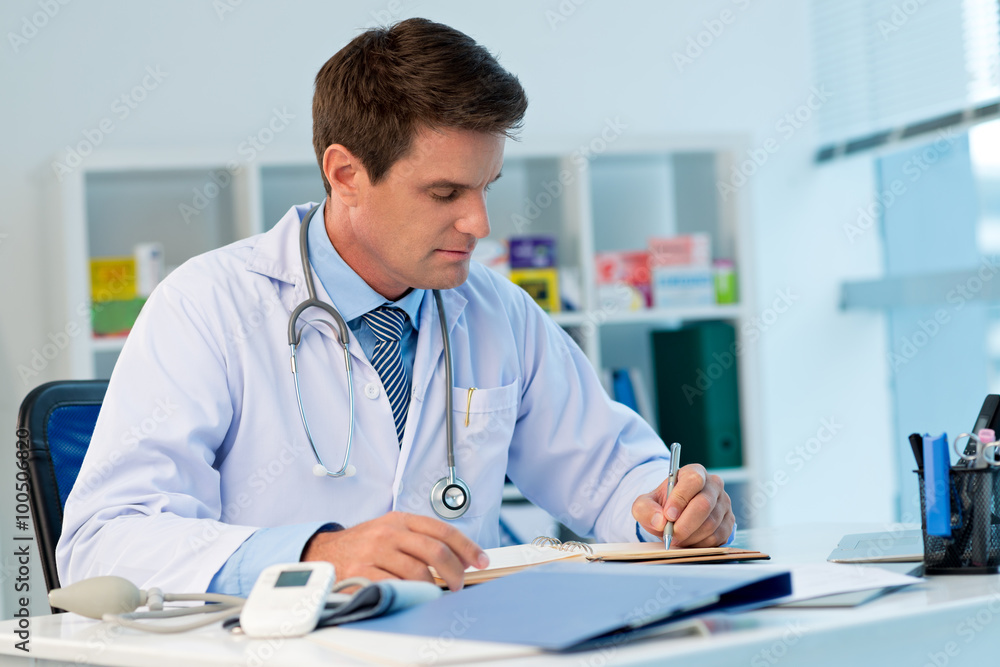 Physician at work Physician at work