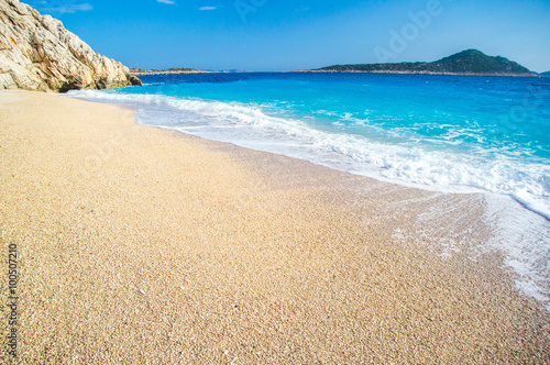 Fototapeta Naklejka Na Ścianę i Meble -  Kaputas Beach, Mediterranean Sea, Kas,Turkey