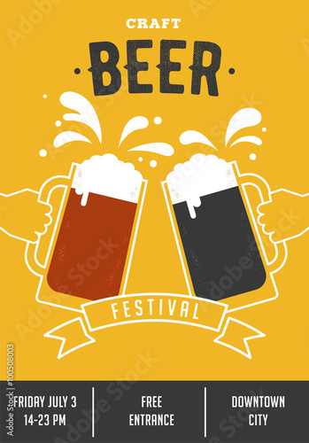 Beer festival, event poster