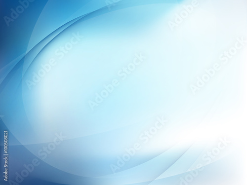 Blue Light Wave Abstract Background. EPS 10