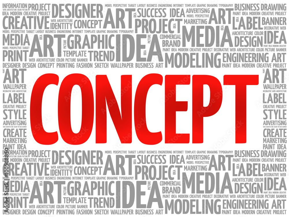 CONCEPT word cloud, creative business concept background CONCEPT word cloud, creative business concept background