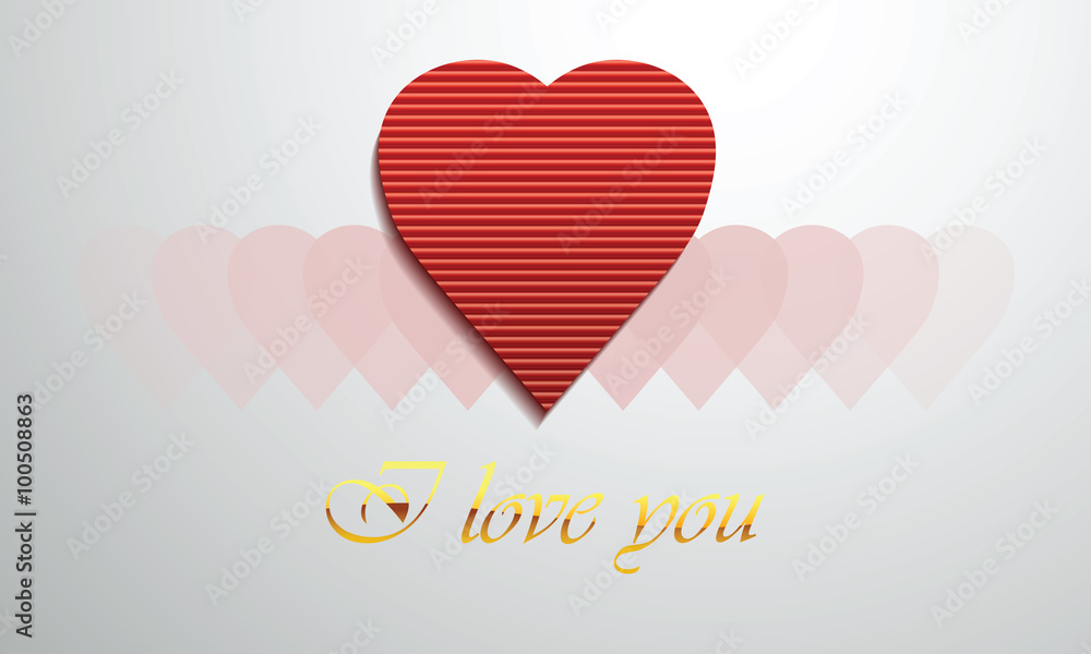 Valentine card. Vector. Valentine card. Vector.