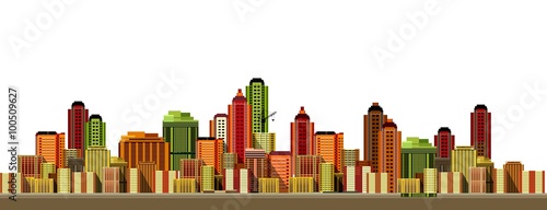 Modern city landscape