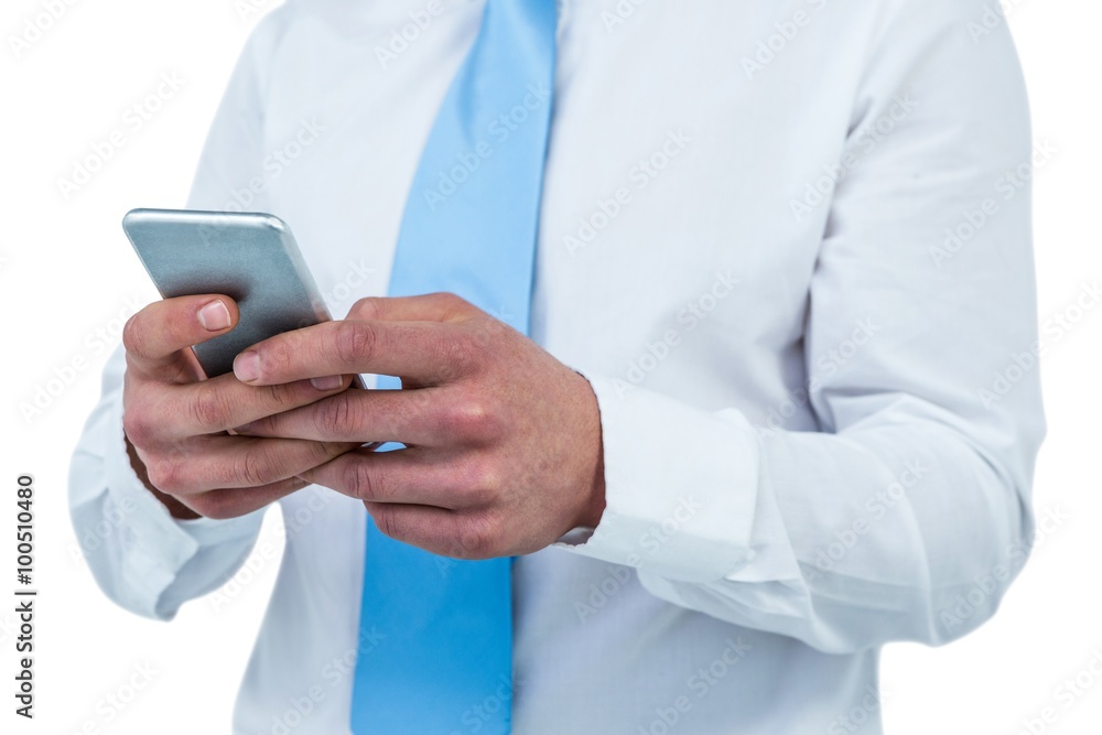 Businessman using his phone Businessman using his phone
