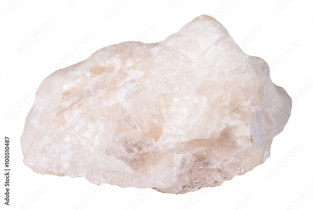 piece of Baryte (barite) mineral stone isolated piece of Baryte (barite) mineral stone isolated