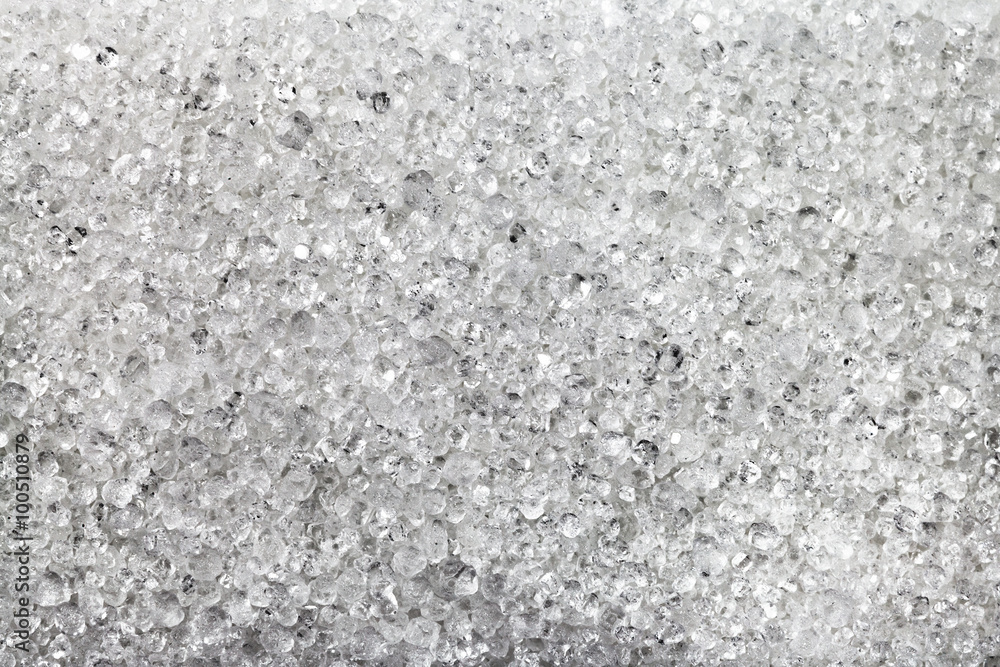 crystals of Fructose (fruit sugar) close up