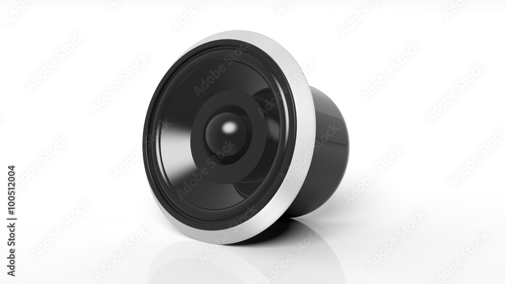 Speaker, isolated on white background. Speaker, isolated on white background.