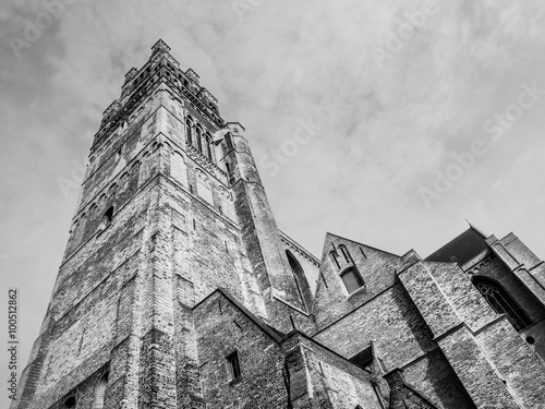 St. Salvator's Cathedral in belgian Bruges photo