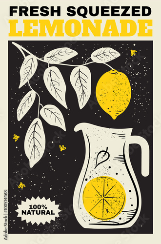 Fresh lemonade poster