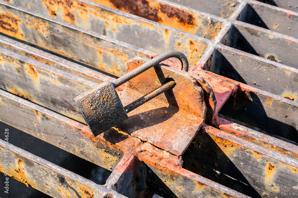 close up of rusty lock concept security and protection close up of rusty lock concept security and protection