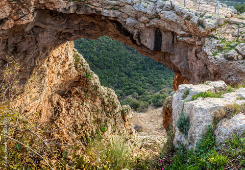 Rainbow cave in Upper Galilee, Israel © alefbet26