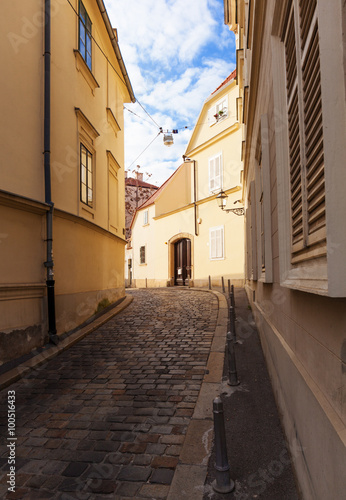 architecture of Zagreb. Croatia.