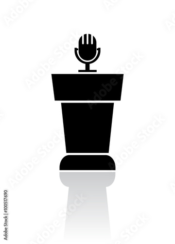 Podium stage icon