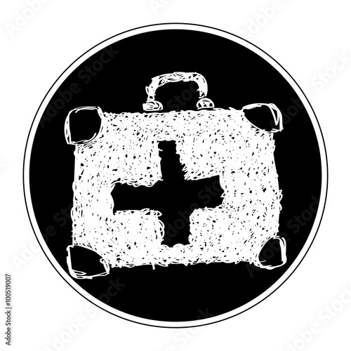 Simple doodle of a first aid kit