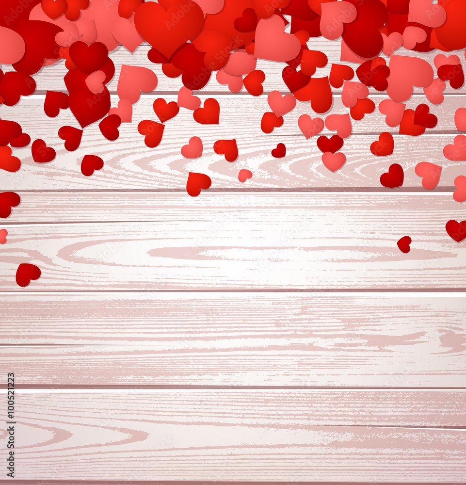 Valentine's background with hearts. Valentine's background with hearts.