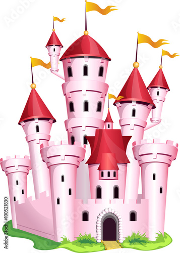 Pink princess castle.