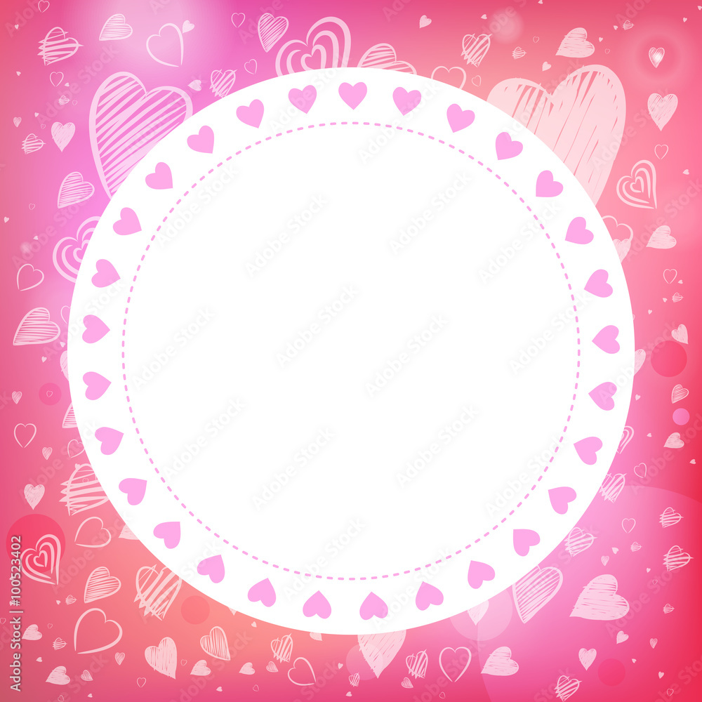 Valentine's Day Vector Background
