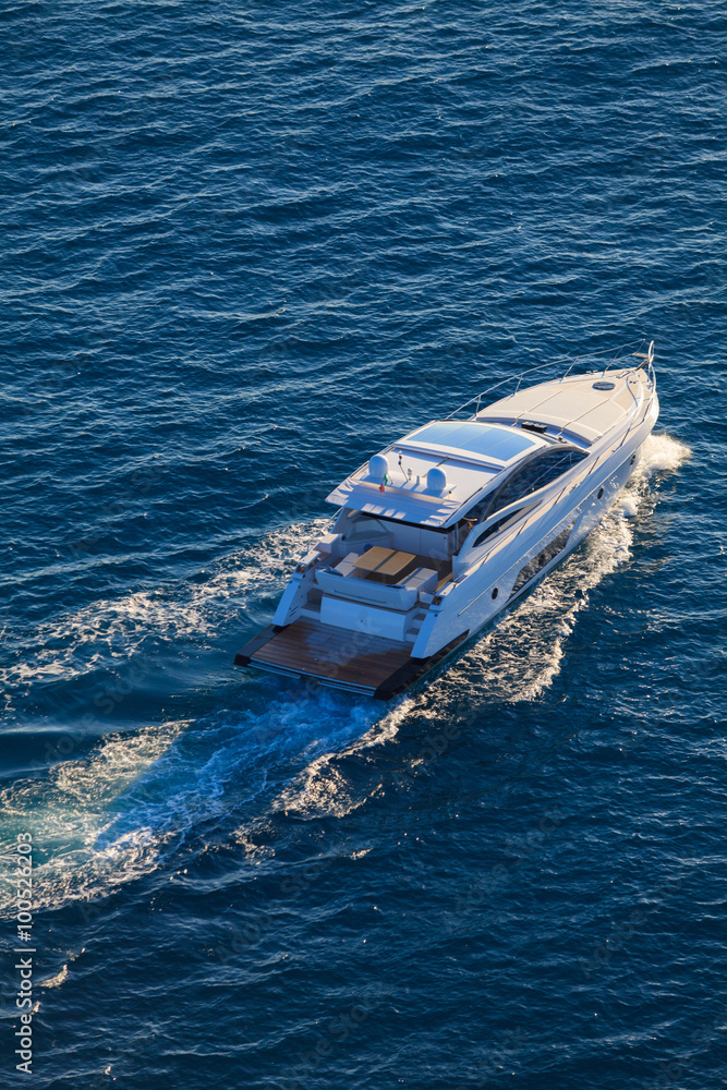 Fototapeta premium luxury motoryacht