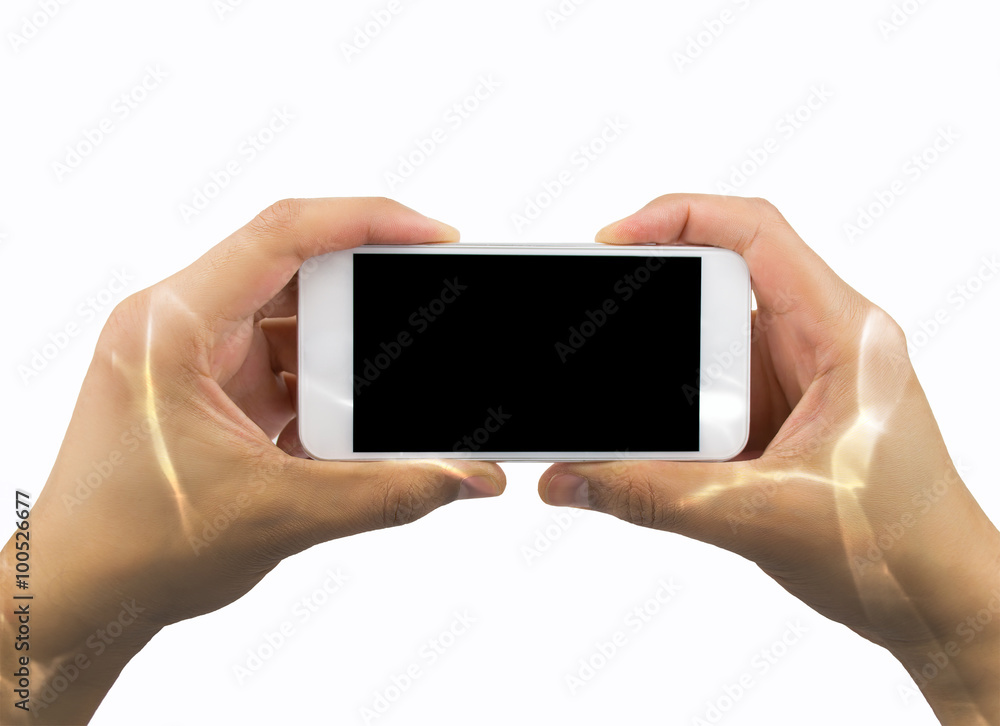 using my new waterproof smartphone