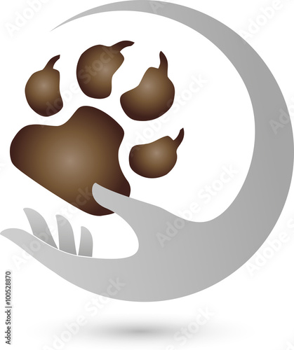 Hand und Pfote, Hunde, Logo