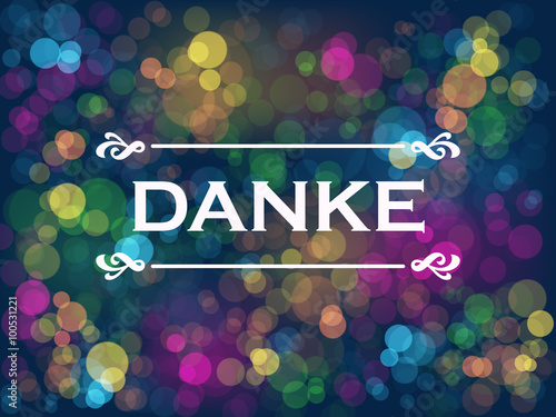 "DANKE" Karte