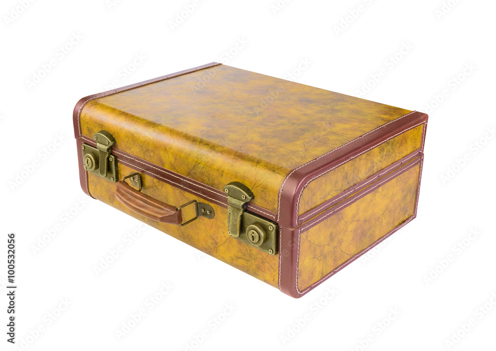 Retro suitcase of genuine leather Retro suitcase of genuine leather