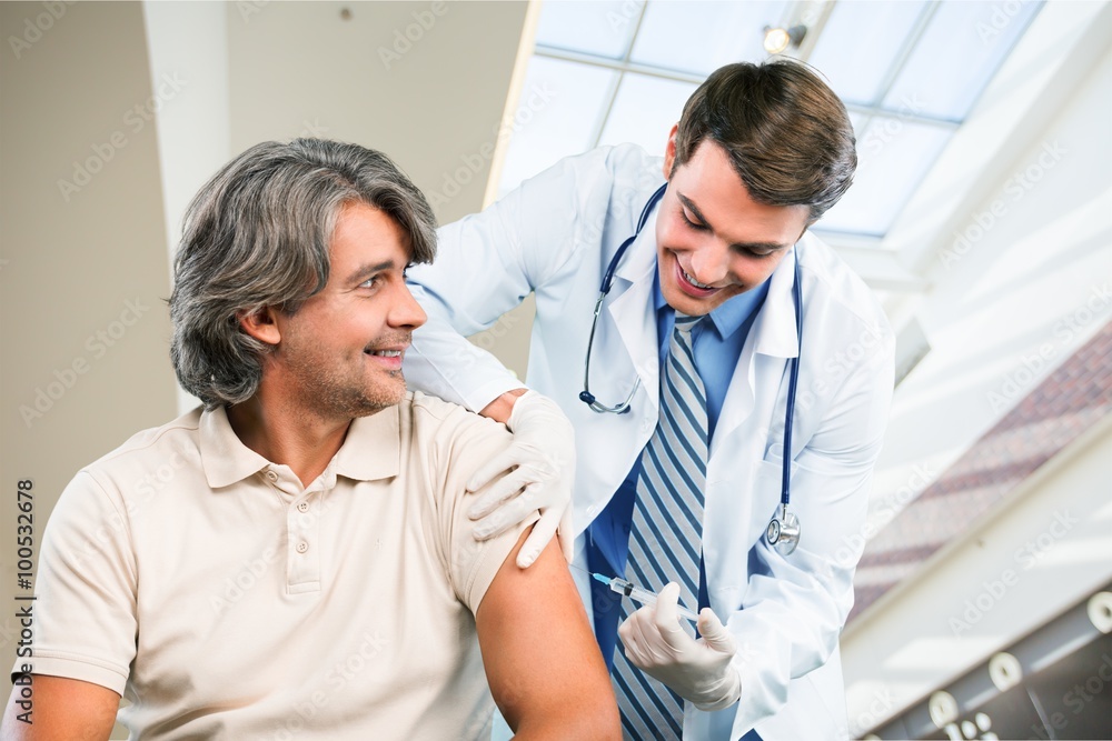 Obraz premium Injecting.