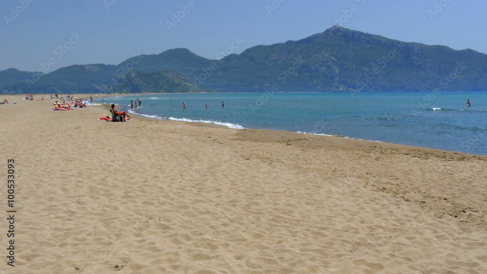 iztuzu turtle beach, dalyan, turkey iztuzu turtle beach, dalyan, turkey