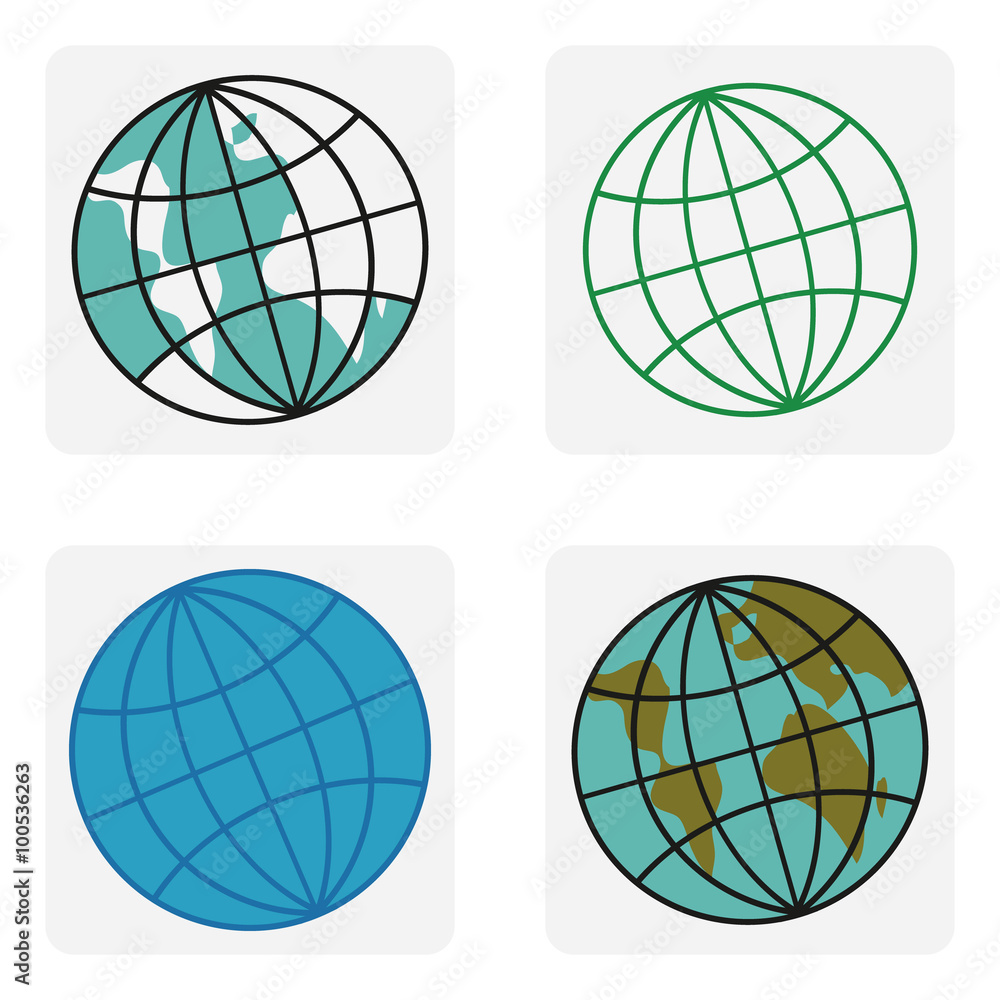 color image Globe color image Globe