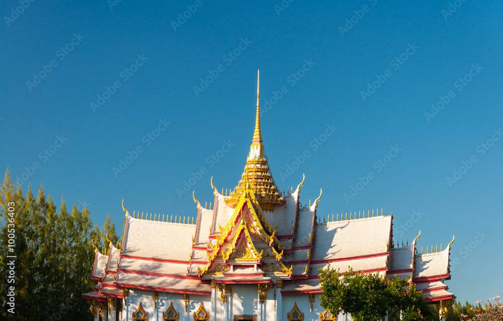 Fototapeta premium Wat Nonekum Temple place of destination in Thailand