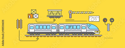 Concept of Freight Forwarding Rail