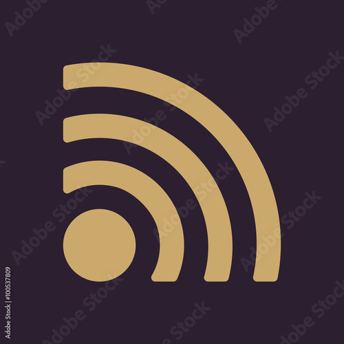 The wireless icon. wifi symbol.