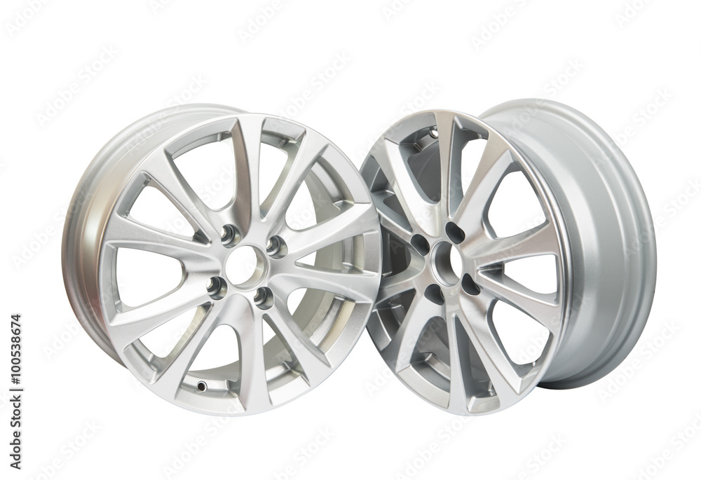 car wheels isolated