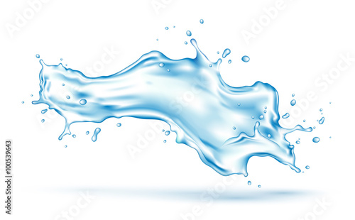Éclaboussure d'eau vectorielle 1