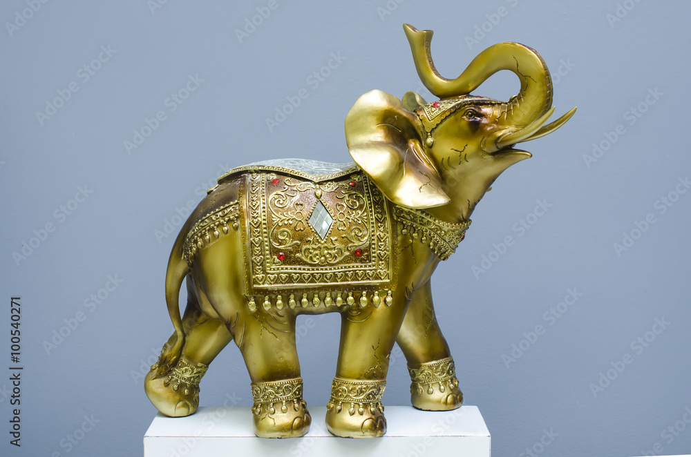 golden statue of an elephant golden statue of an elephant