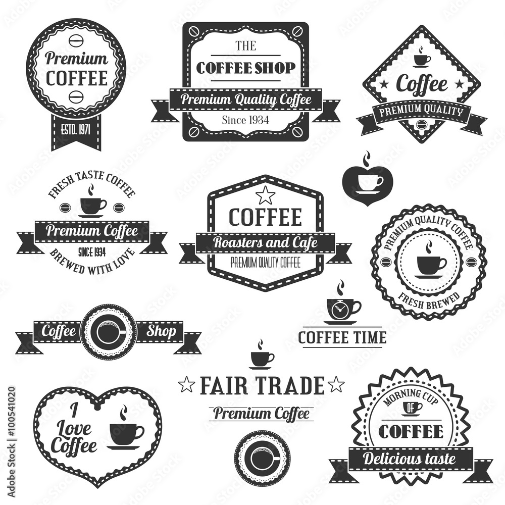 Fototapeta premium Coffee Shop Logo