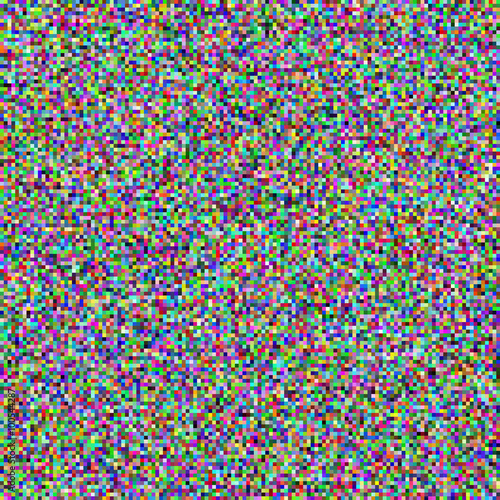 Color noise. Background, made of squares.