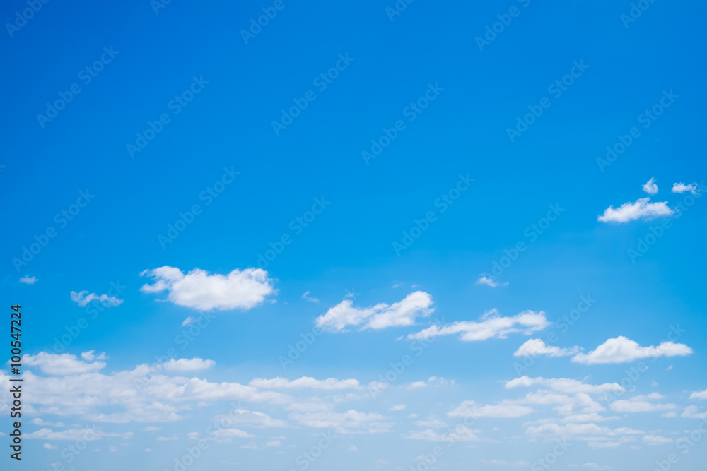 Abstract White clouds on a blue sky background Abstract White clouds on a blue sky background