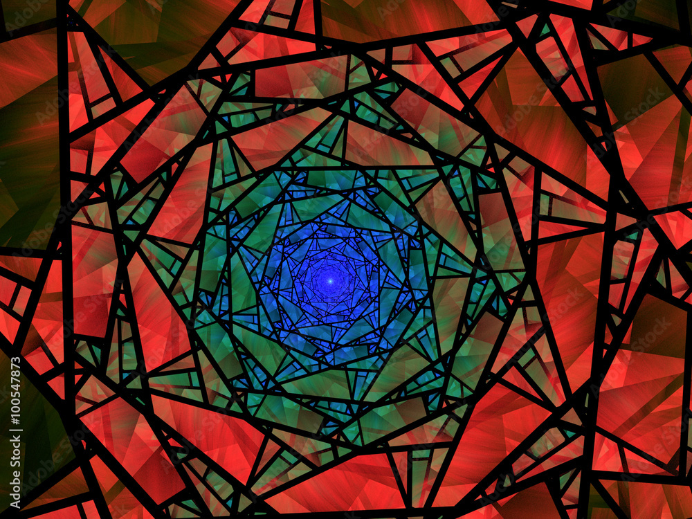 Fototapeta premium Abstract wallpaper. Abstract fractal. Fractal art background for creative design. Decoration for wallpaper desktop, poster, cover booklet. Abstract texture. Psychedelic. Print for clothes, t-shirt.