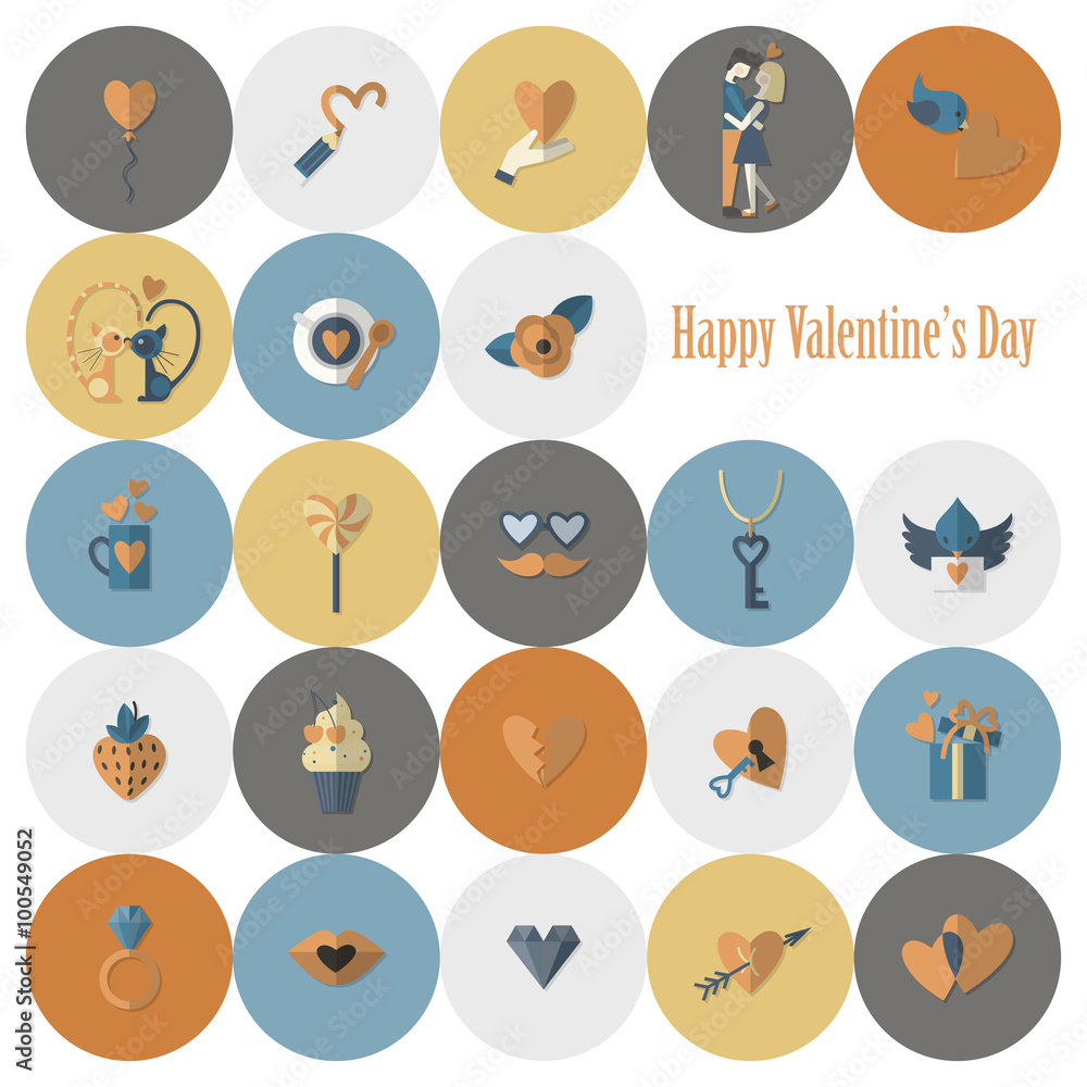 Happy Valentines Day Icons Happy Valentines Day Icons