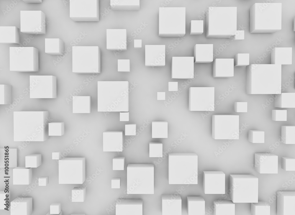 Cubes abstract grid background 