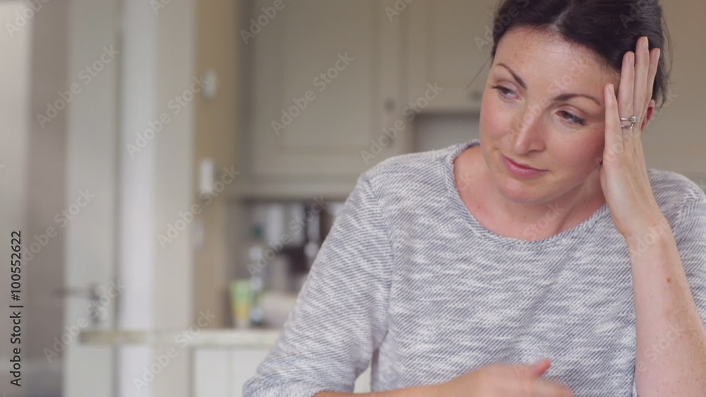 Thoughtful woman feeling worried Thoughtful woman feeling worried