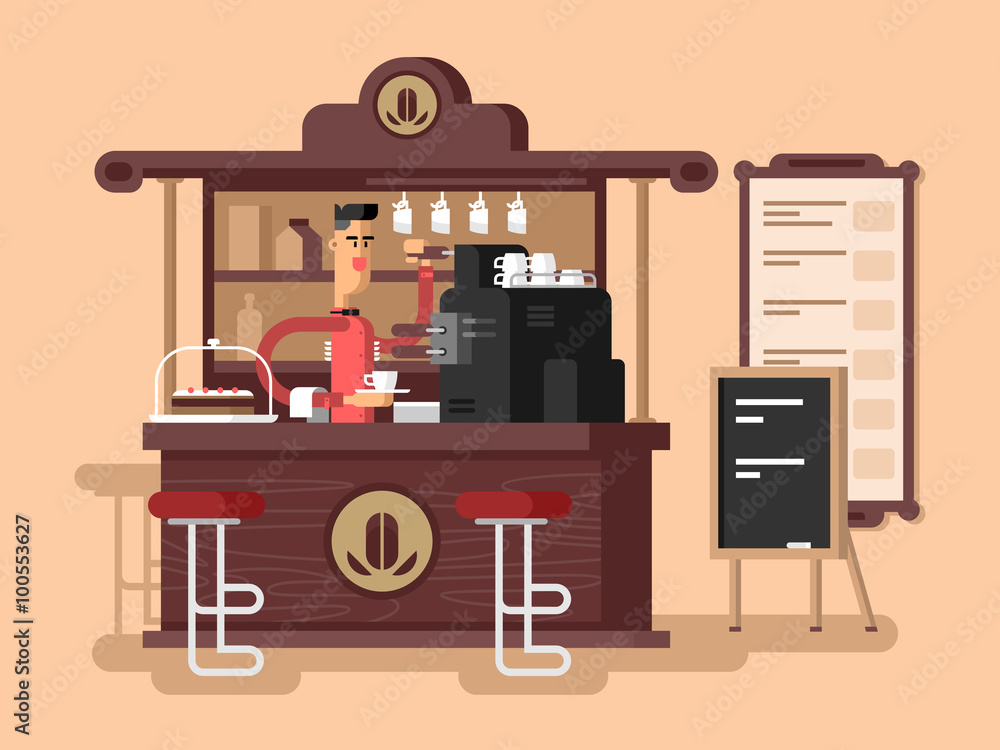 Coffee shop interior Coffee shop interior