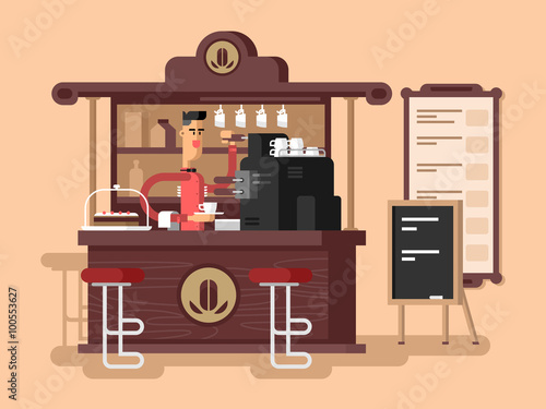 Coffee shop interior