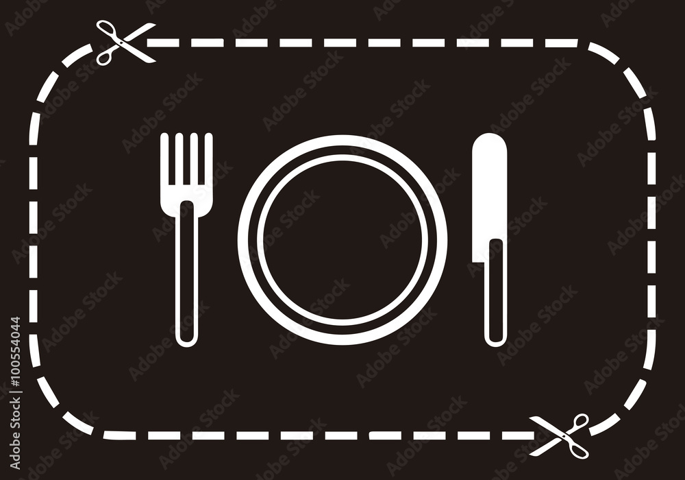 Fototapeta premium Table setting for cutting